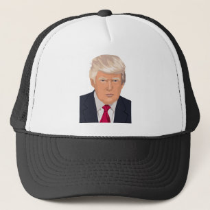 Donald Trump Face Trucker Hat
