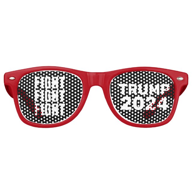 DONALD TRUMP FIGHT 2024 SUNGLASSES  (Front)
