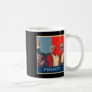 Donald Trump Fight Artwork Stand Strong Usa  Coffee Mug