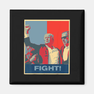 Donald Trump Fight Artwork Stand Strong Usa Magnet