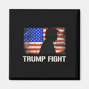 Donald Trump Fight Fighting Fighters Supporters Am Magnet
