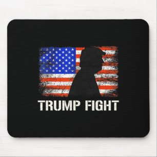 Donald Trump Fight Fighting Fighters Supporters Am Mouse Pad