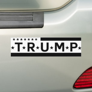 Donald Trump Flag 2024 Take America Back  Bumper Sticker
