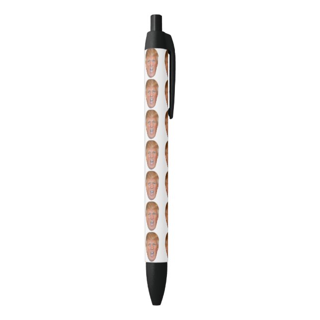 Donald Trump floating head Black Ink Pen (Bottom (Vertical))