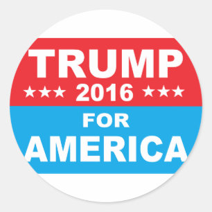 Donald Trump for America Classic Round Sticker