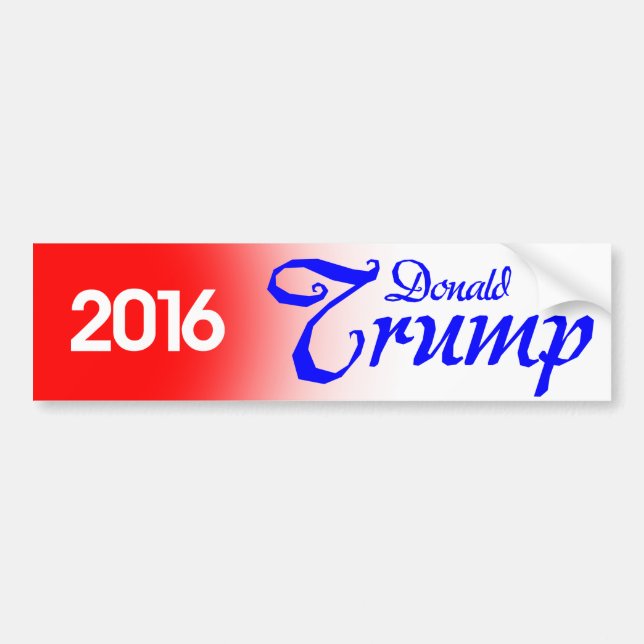 Donald TRUMP for President - 2016 Bumper Sticker (Front)