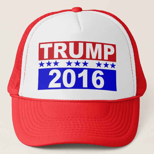 Donald Trump For President 2016 Trucker Hat (Front)