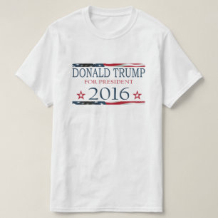 Donald Trump for President 2016 USA FLag T-Shirt