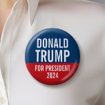 Donald Trump for President 2024 6 Cm Round Badge<br><div class="desc">Are you looking for election materials that you can personalize? This traditional design is easy to personalize. Add your name or your favorite candidate to make custom political gear.</div>