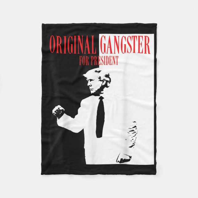 Donald Trump For President 2024 Shirt Original Gan Fleece Blanket (Front)