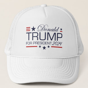 Donald Trump For President 2024 Trucker Hat