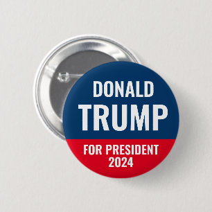 Donald Trump For President 2028 6 Cm Round Badge