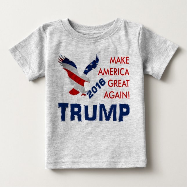 Donald Trump For President Baby T-Shirt (Front)
