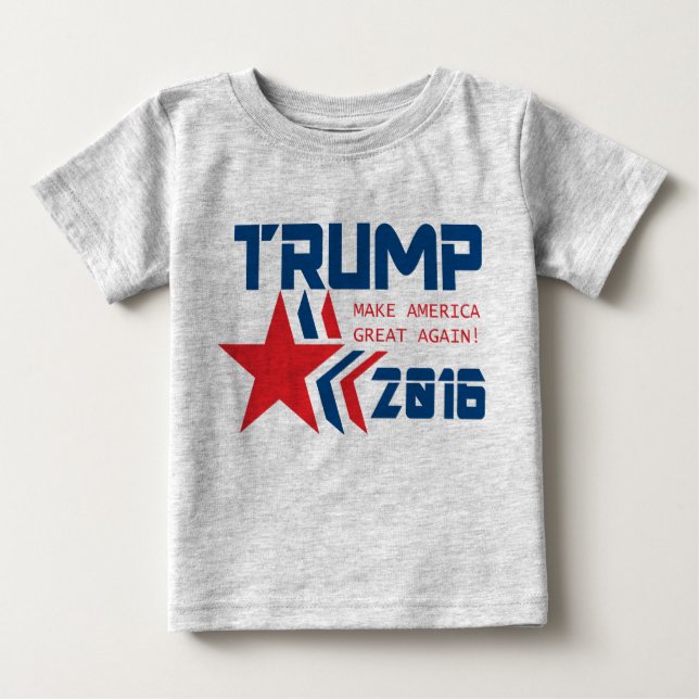 Donald Trump For President Baby T-Shirt (Front)