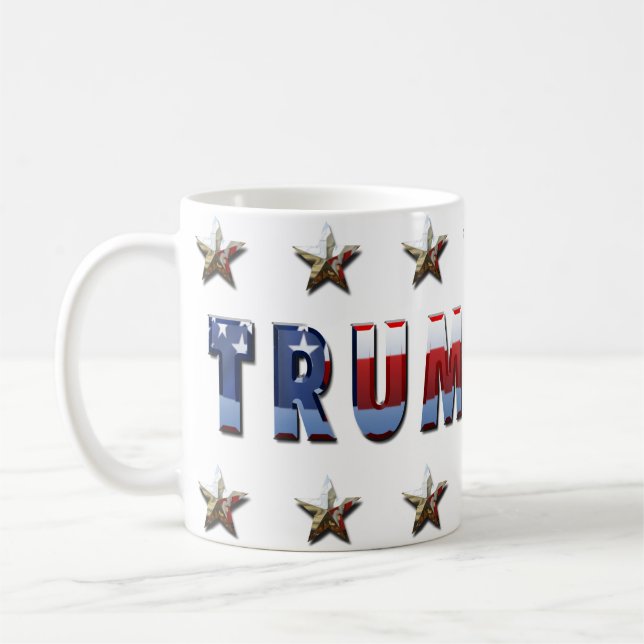 Donald Trump for President in 2016 Coffee Mug (Left)