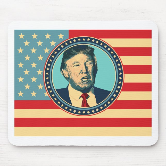 donald trump for president mouse pad (Front)