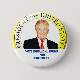 Donald TRUMP-for President of USA_ 6 Cm Round Badge