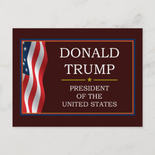 Donald Trump for President V3 Postcard