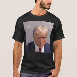 Donald Trump Fulton County Jail Mugshot T-Shirt