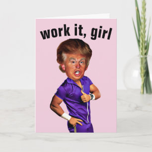 DONALD TRUMP FUNNY FOR HER BIRTHDAY CARDS