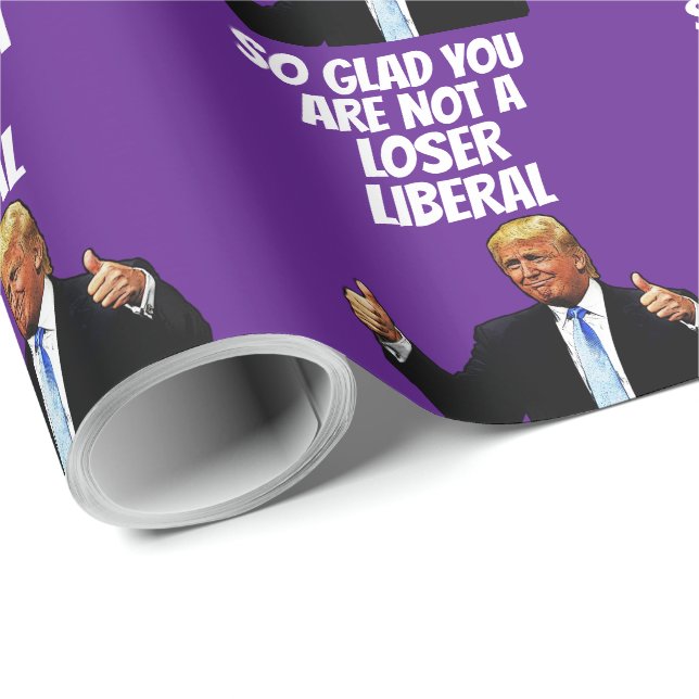 DONALD TRUMP FUNNY WRAPPING PAPER ANY OCCASION (Roll Corner)