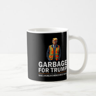 Donald Trump Garbyge Orange Reflective Safety Vest Coffee Mug