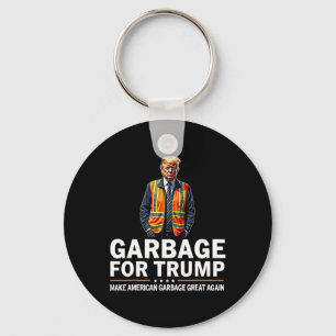 Donald Trump Garge Orange Reflective Safety Vest Key Ring