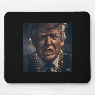 Donald Trump Gold Grillz Mouse Pad