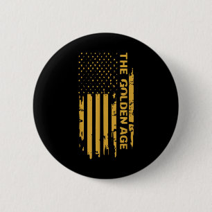Donald Trump Golden Age Of America Begins Right No 6 Cm Round Badge