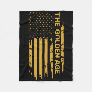 Donald Trump Golden Age Of America Begins Right No Fleece Blanket
