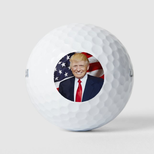DONALD TRUMP GOLF BALLS (Front)
