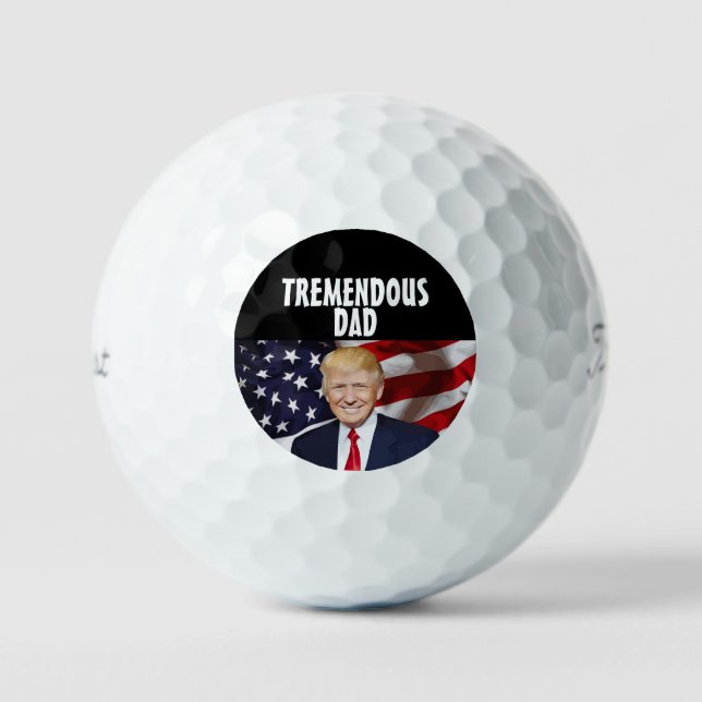 DONALD TRUMP GOLF BALLS FOR DAD (Front)