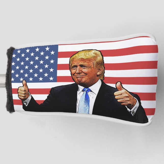 DONALD TRUMP GOLF HEAD COVER (Front)