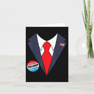 Donald Trump Halloween Costume Funny Kids Card