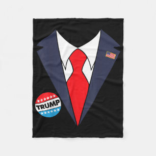 Donald Trump Halloween Costume Funny Kids  Fleece Blanket