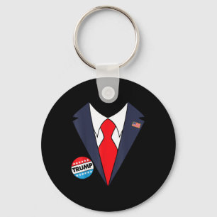 Donald Trump Halloween Costume Funny Kids  Key Ring