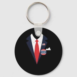 Donald Trump Halloween Costume Funny Kids Suit Key Ring