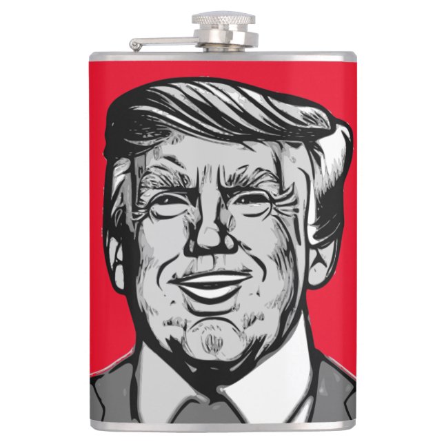 DONALD TRUMP  HIP FLASK (Front)