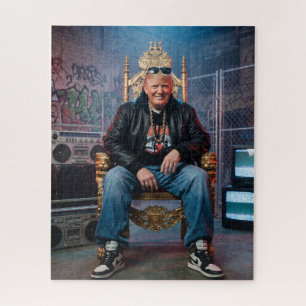 Donald Trump Hip Hop Rapper Jigsaw Puzzle