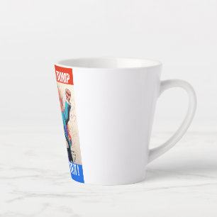 DONALD TRUMP - I VOTED FOR TRUMP, SO DEAL WITH IT! LATTE MUG