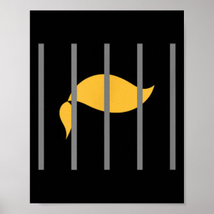 Donald Trump Impeach Anti-trump Behind Bars  Poster