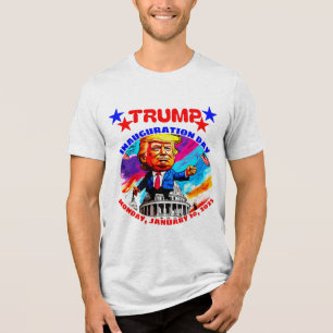 DONALD TRUMP- INAUGURATION 2025 Tri-Blend SHIRT