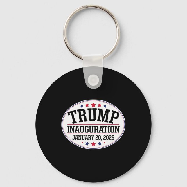 Donald Trump Inauguration Day 2025 1  Key Ring (Front)