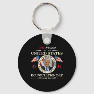 Donald Trump Inauguration Day 2025 47th President Key Ring