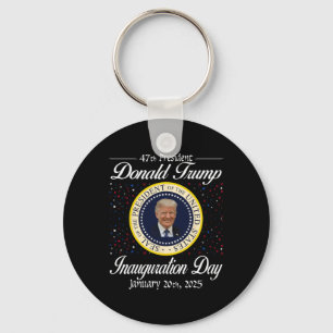 Donald Trump Inauguration Day 2025 47th Usa Presid Key Ring