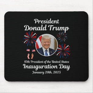 Donald Trump Inauguration Day 2025 47th Usa Presid Mouse Pad
