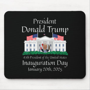 Donald Trump Inauguration Day 2025 47th Usa Presid Mouse Pad