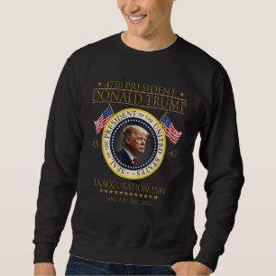 Donald Trump Inauguration Day 2025 American Flag  Sweatshirt