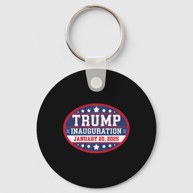 Donald Trump Inauguration Day 2025  Key Ring (Front)