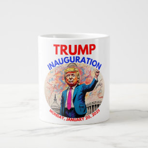 DONALD TRUMP INAUGURATION DAY 2025 LARGE COFFEE MUG